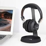 Avantree HS102 Aluminum Headphone Stand Hanger Cable Holder Black Desk Mount view 5
