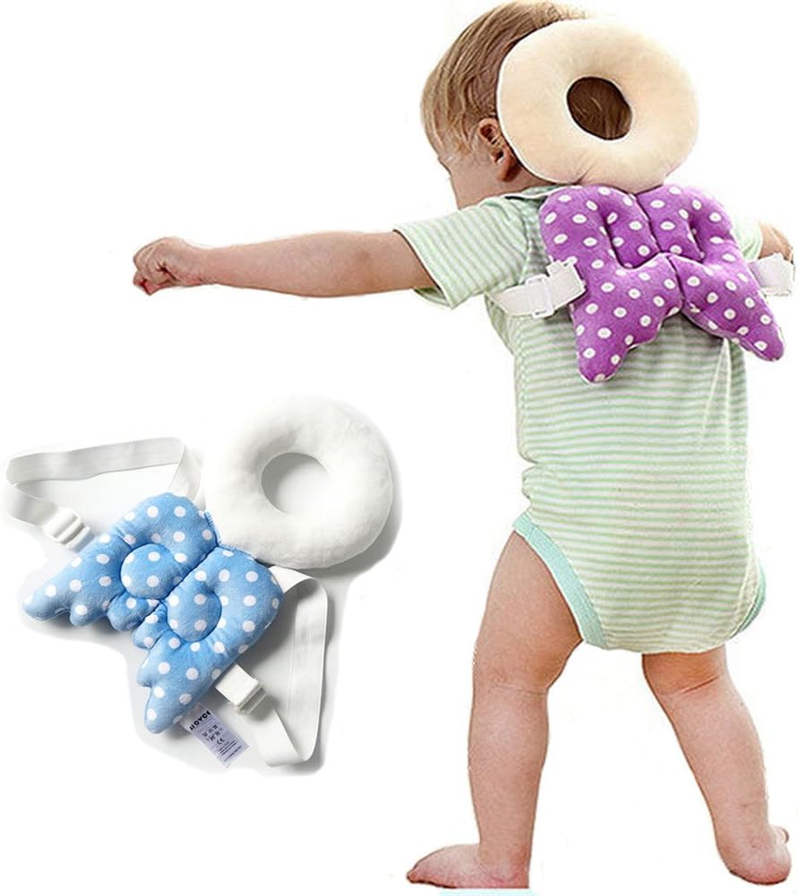 YLMTOP Toddler Headrest Pillow Baby Head Protection Cushion Blue YBB003-Blue