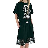 mardi mercredi Tshirt DDANJI CH.02 – 100% Cotton, Regular Fit, Minimal Dachshund Character, Clean Line Drawing