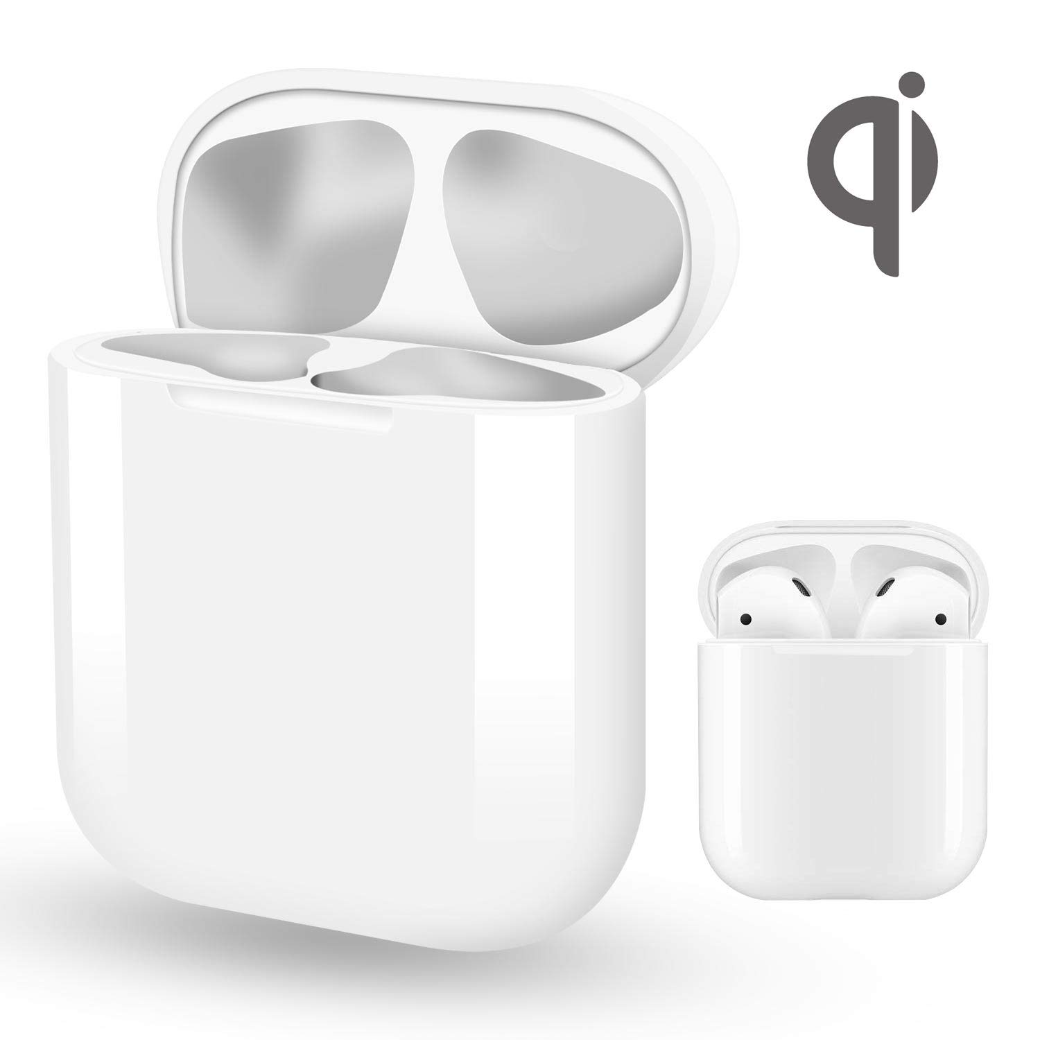 Apple airpods with charging case белый