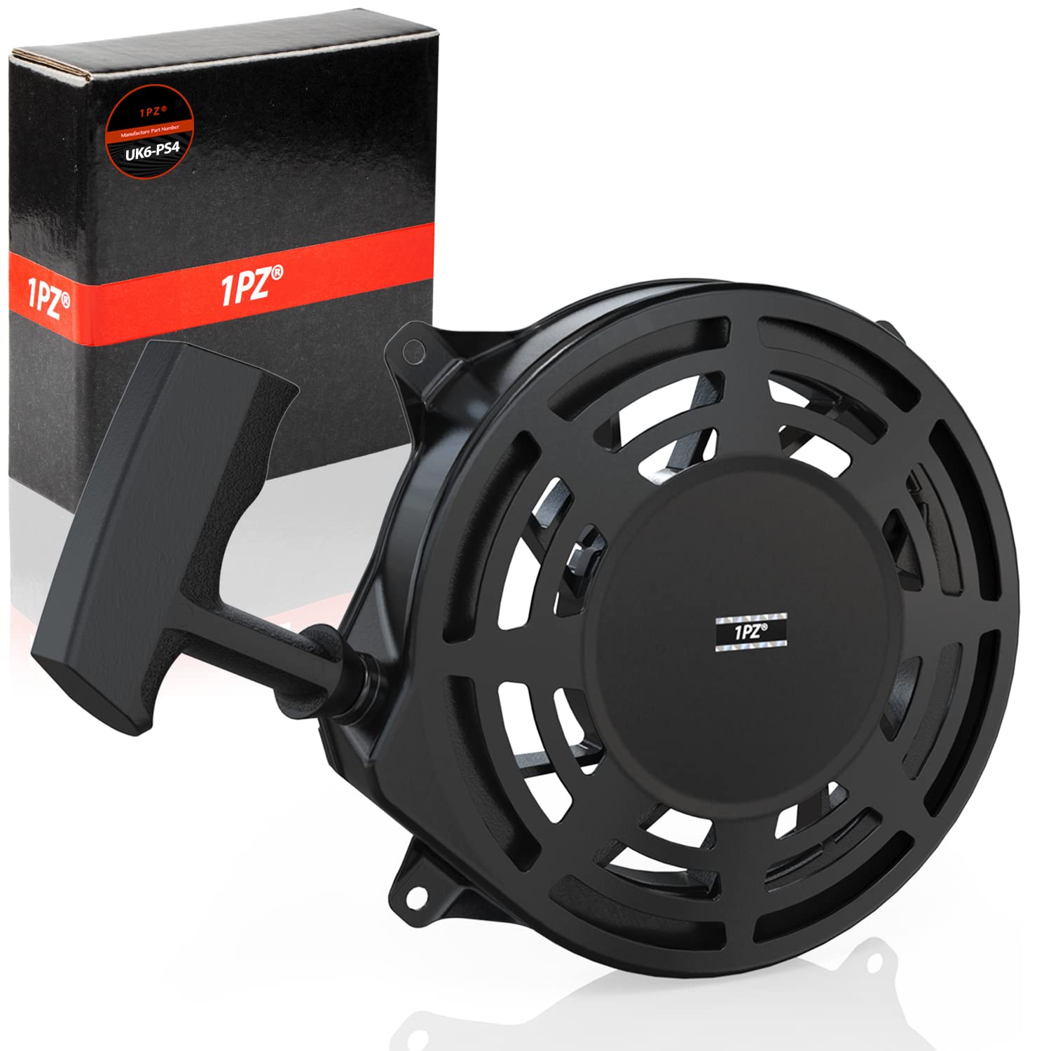 1PZ UK6-PS4 497680 Recoil Spring Pull Starter Replacement for Briggs & Stratton 493295 497598 Hayter Harrier 41 48 Lawn Mower Engine