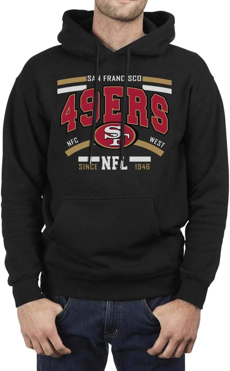 Mens Fleece Warm Long Sleeve Novelty Hoodie Sweatshirt Kangaroo Pocket Pullover