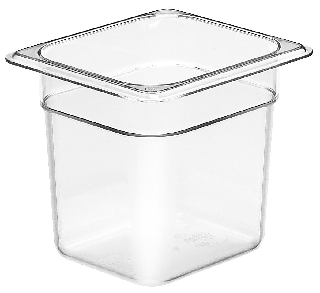 Cambro 66CW135 1/6 Gastronorm Pan, Clear