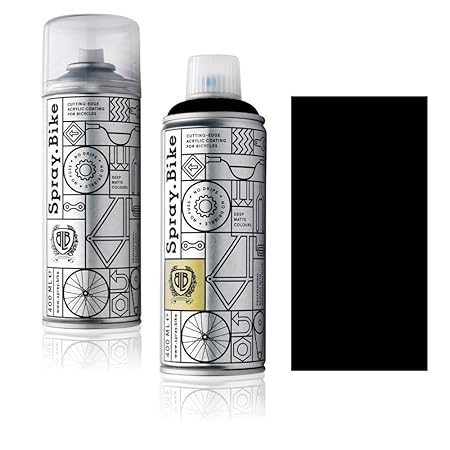 Fahrrad Lackspray in versch. Farben - KEINE GRUNDIERUNG notwendig - Acryllack / Lack Spray in 400 ml Spraydose, Matt- und Kla