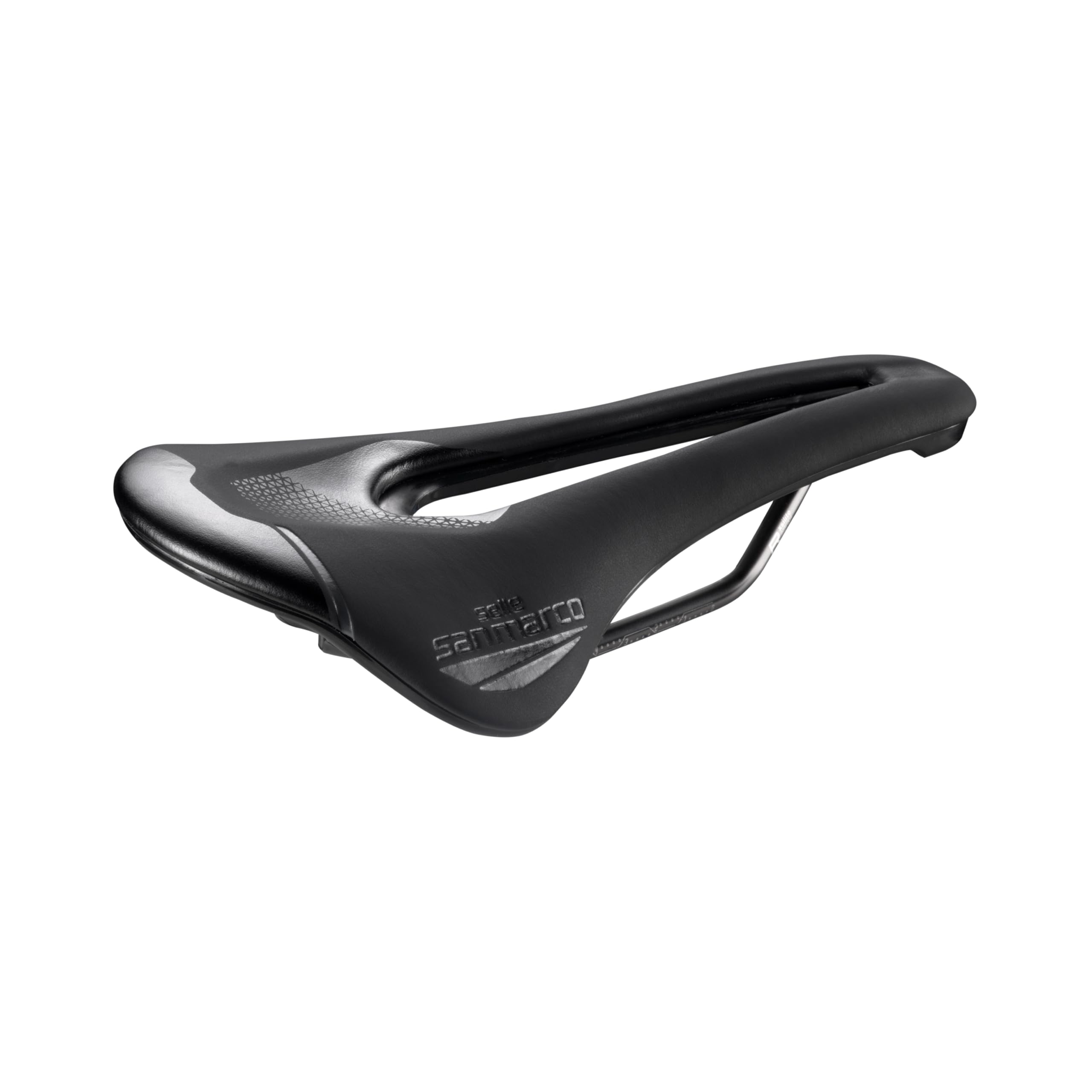 Selle San Marco Shortfit 2.0 Racing Saddle: Black/Black S3