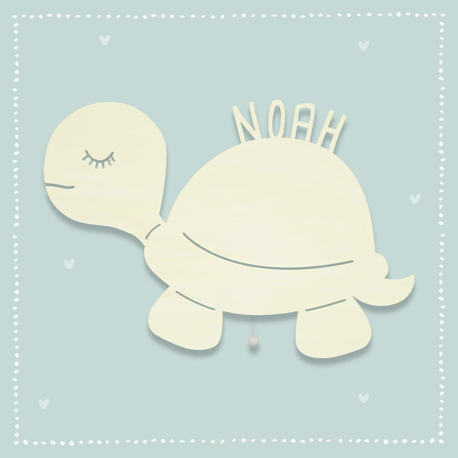 personalised baby lamp