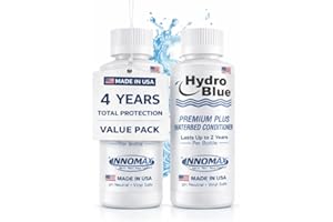 Global Climate Alliance Hydroblue Premium All Purpose Waterbed Conditioner 8 oz [Pack of 2] - Multi-Use Waterbed Mattress Car