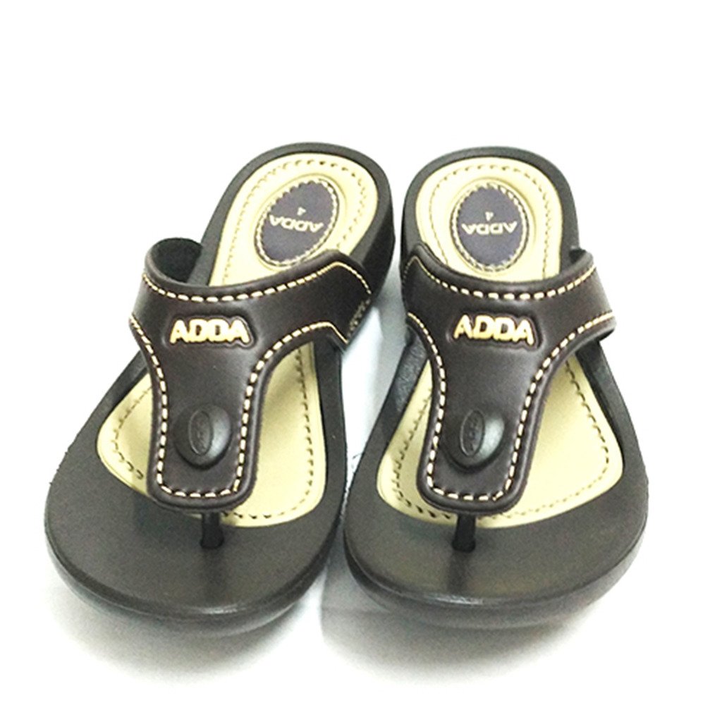 adda women's brown synthetic house slippers