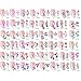 LKE® 48 Design 3D Design Nail Art Sticker Tip Decal Manicure/ Water Nail Art Decal / Tattoo / Sticker （30 sheets）