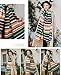 Promini Women's Soft Stripes Long Scarf with Tassels Winter Warm Blanket Large Wrap Shawl 79