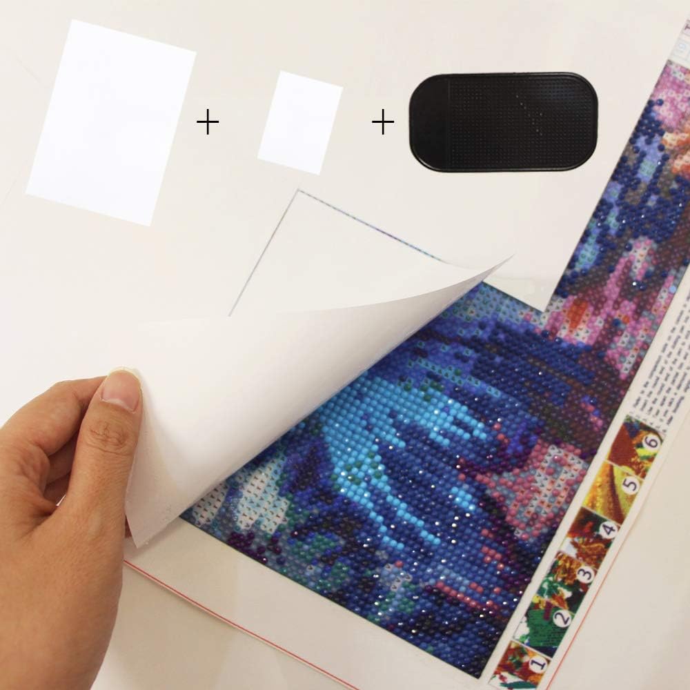Diamond Art Accessories and Tools - Diamond Painting Paper,Including 28pcs Release Paper, Non-Stick Paper, Anti-Slip Tools Sticky Mat for Diamond Painting,for Adult and Kids