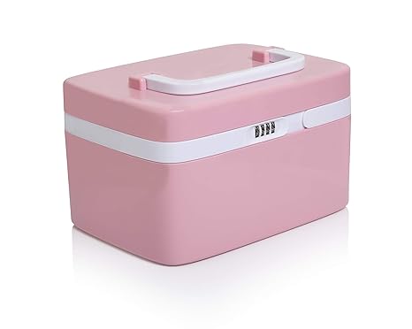 Medicine Lock Box For Safe Medication Storage Childproof