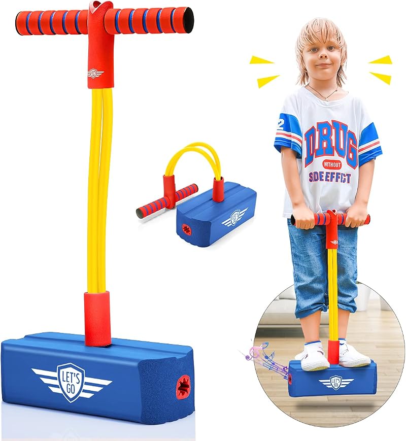 Toyzey Pogo Jumper Stick Toy for Children 3-12 Blue Brand Toyzey