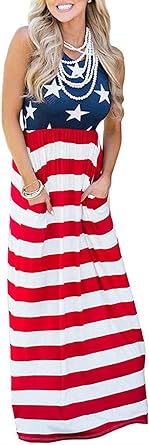 4th of july maxi dress