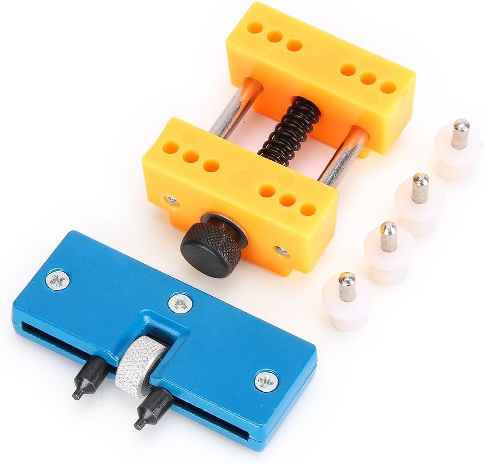 Dowswin Watch Back Remover Tool Watch Adjustable Opener Back Case Press Closer Remover Repair Watch Case Back Opener Repair Remover Holder Tool: Home Improvement