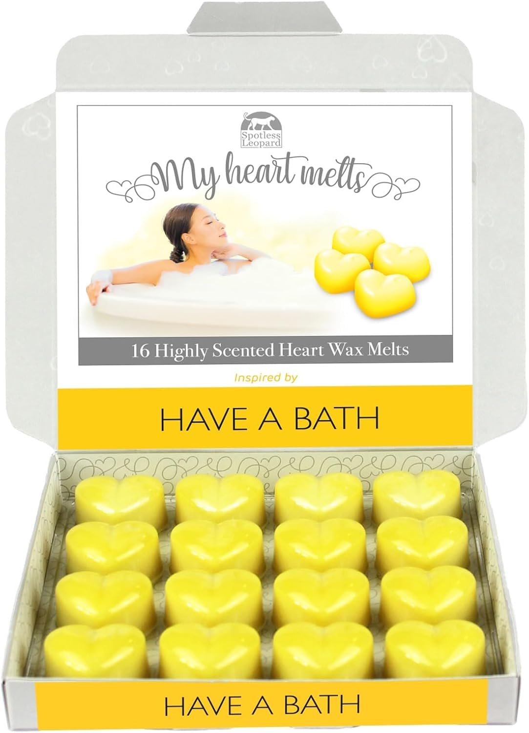Have A Bath Wax Melts - 16 x 5g Fresh Citrous Scented Wax Melts in a Presentation Gift Box