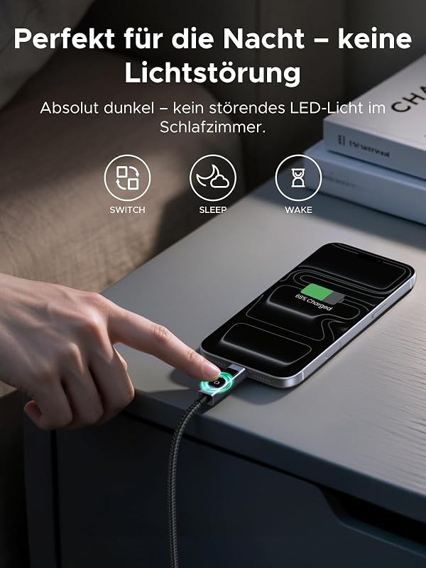 Nexode 240W USB-C Kabel mit TFT-Display, Echtzeit-Leistungsanzeige