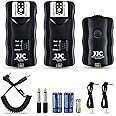 JJC 3-in-1 Wireless Flash Trigger & Shutter Remote Control with Two Receivers Kit for Canon Rebel T8i T7i T6i T6 T5i T5 T4i T3i SL2 SL1 EOS 90D 80D 70D 77D 60D RP R