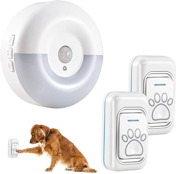 Opibtu Dog Door Bell Wireless Dog Doorbell for Potty
