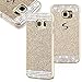 Galaxy S6 edge Cases , iAnko Luxury Bling Rhinestone Diamond Crystal Glitter Hard PC Case Cover Shell Phone Case for Samsung Galaxy S6 Edge S VI Edge(SM-G925) (Gold (Hard Case)