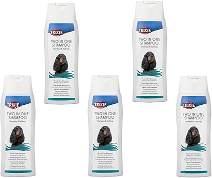 Trixie Two In One Shampoo 5 Er Set Hundeshampoo Conditioner Shampoo Fur Hunde Amazon De Haustier