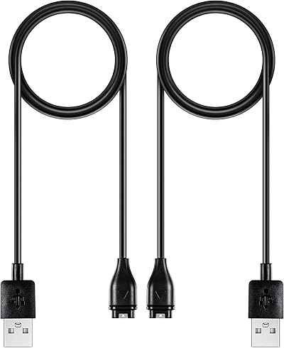 AWINNER Garmin Watch Charger Cable 2 Pack Compatible Fenix Forerunner Venu