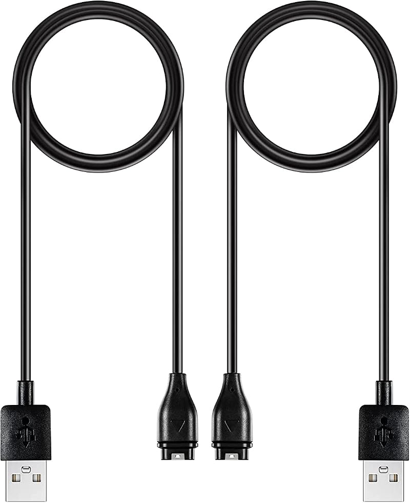 AWINNER Garmin Watch Charger Cable 2 Pack Compatible Fenix Forerunner Venu