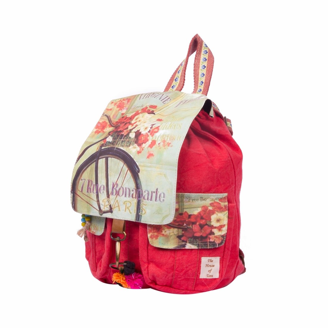 the house of tara women's backpack handbag(multicolour, htbp 082)