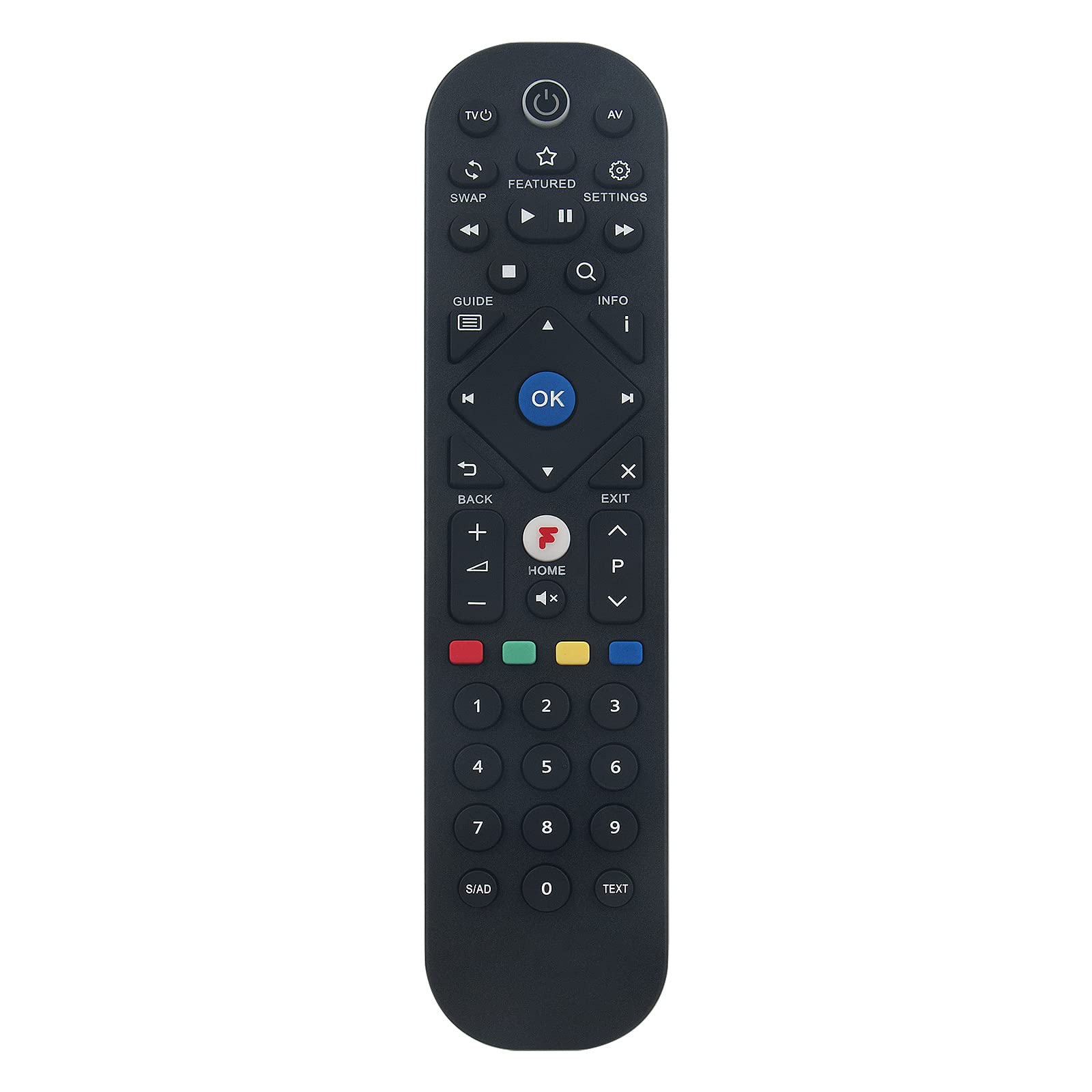 VINABTY T3-R Replacement Remote Control fit for Manhattan Freeview Player T3-R T3R T3-RHDR