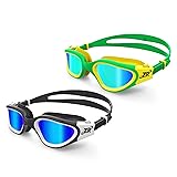 ZIONOR Kids Swim Goggles, 2 Packs G1MINI Polarized