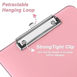 Rimilak Plastic Clipboards with Low Profile Metal