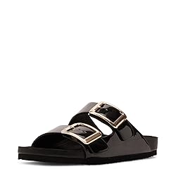 Madden Girl Women's Bodiee Slide Sandal, Black