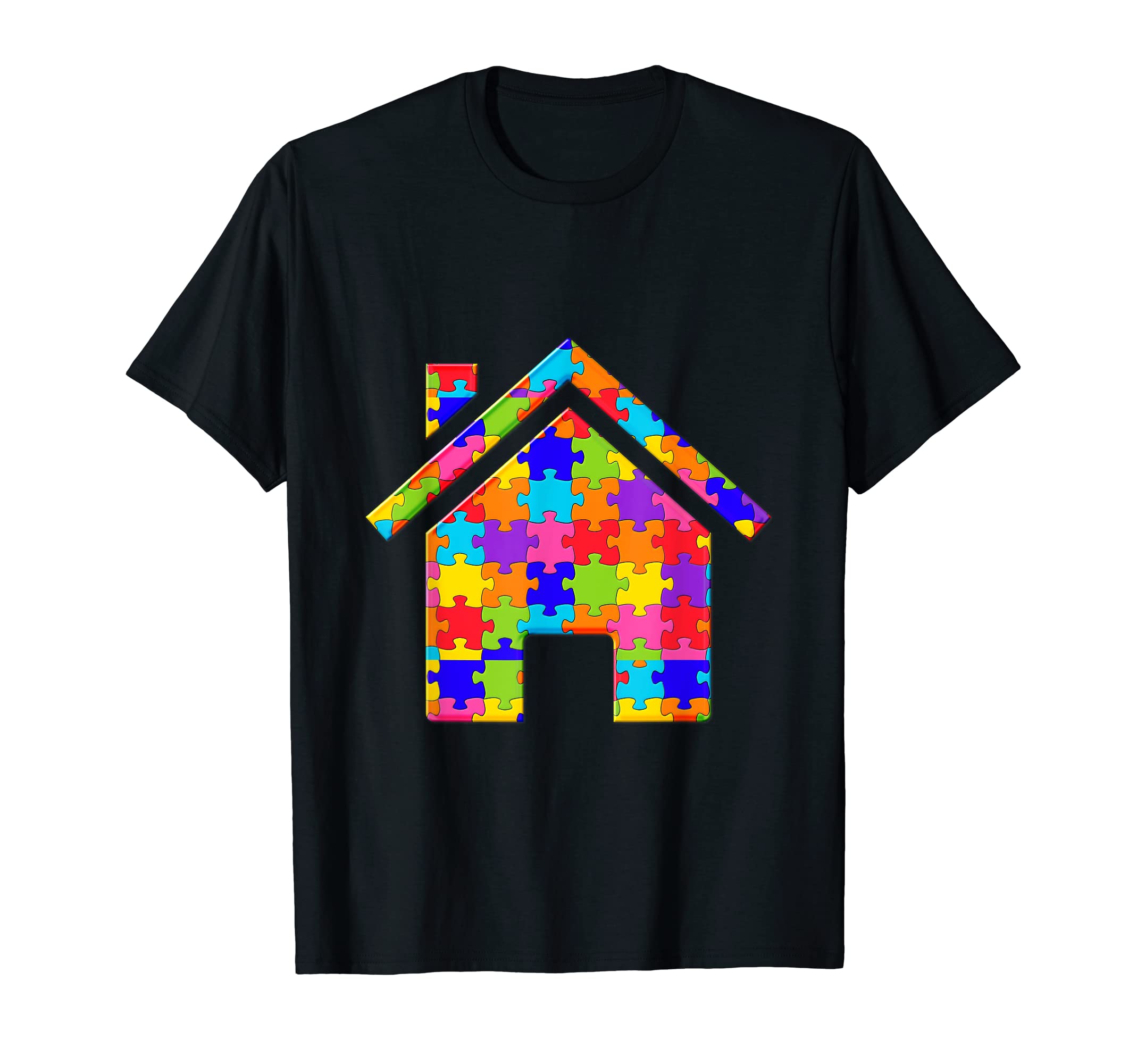 Real Estate Home Jigsaw Puzzle Autism T-Shirt