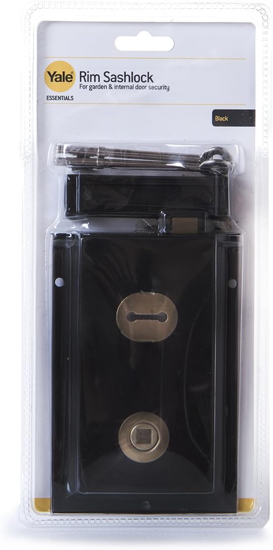 Yale YES-RK-BL Essentials Rim Knob, Black Finish - Image 3