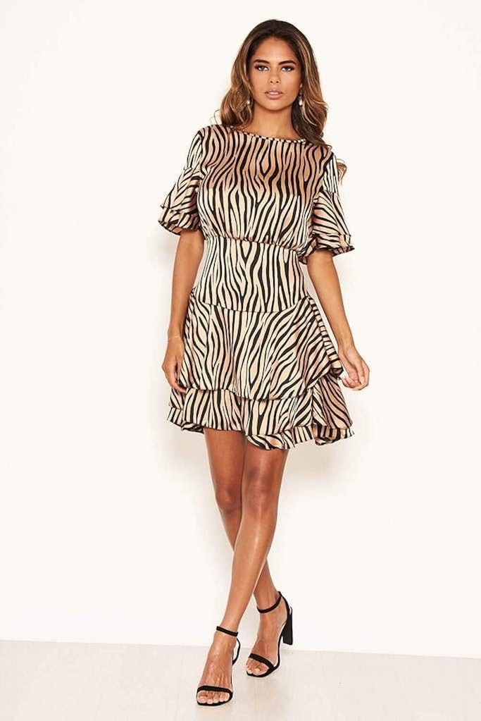 ax paris zebra dress