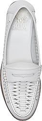 Vince Camuto Women's Calie Loafer Flat, Bianco, 9.5