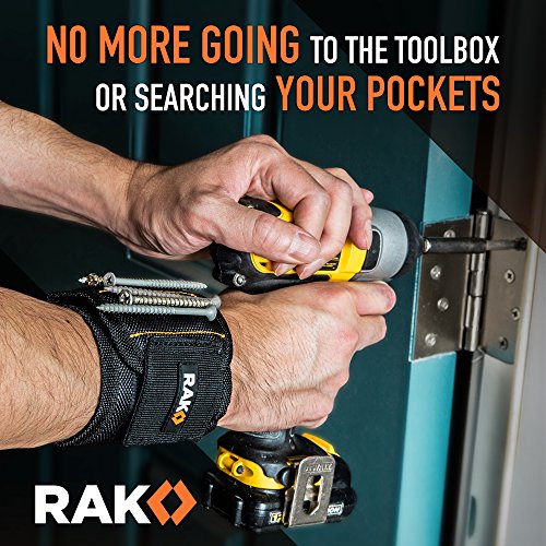 RAK Magnetic Wristband with Strong Magnets for Holding Screws