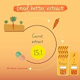 Vegavero Beta Carotene 180 Capsules Natural Carrot Extract Vegan 7 mg view 3