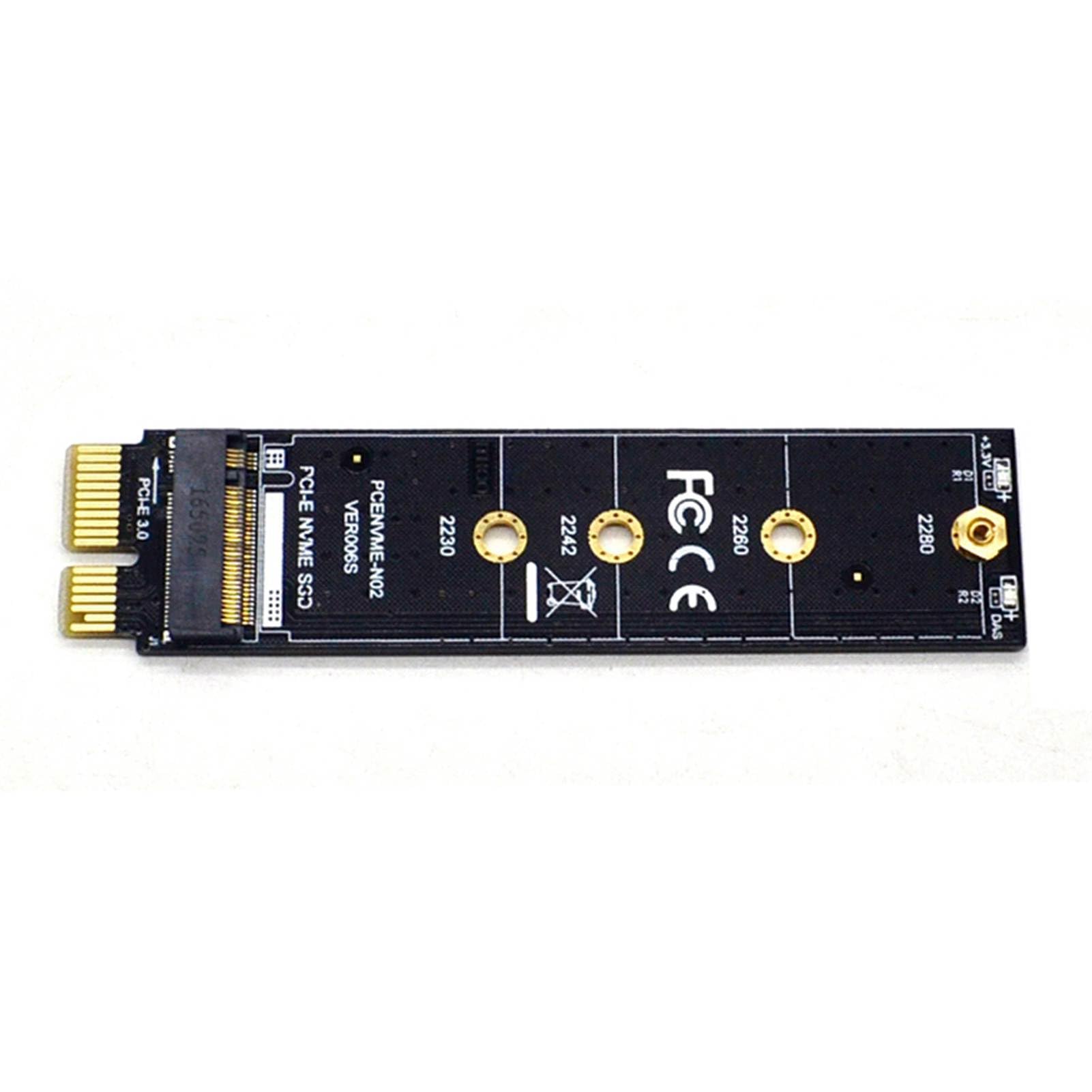 Dioche M.2 to PCI-E3.0 1X, NVME M.2 to PCI-E3.0 1X High Speed Extension Adapter Card M Key NGFF Converter Card Module