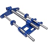 Yost Vises F10WW Woodworker's Vise | Front Vise | 10 Inch Woodworking Tool | Cast Iron Body Construction with a Solid Steel Main Screw | Blue