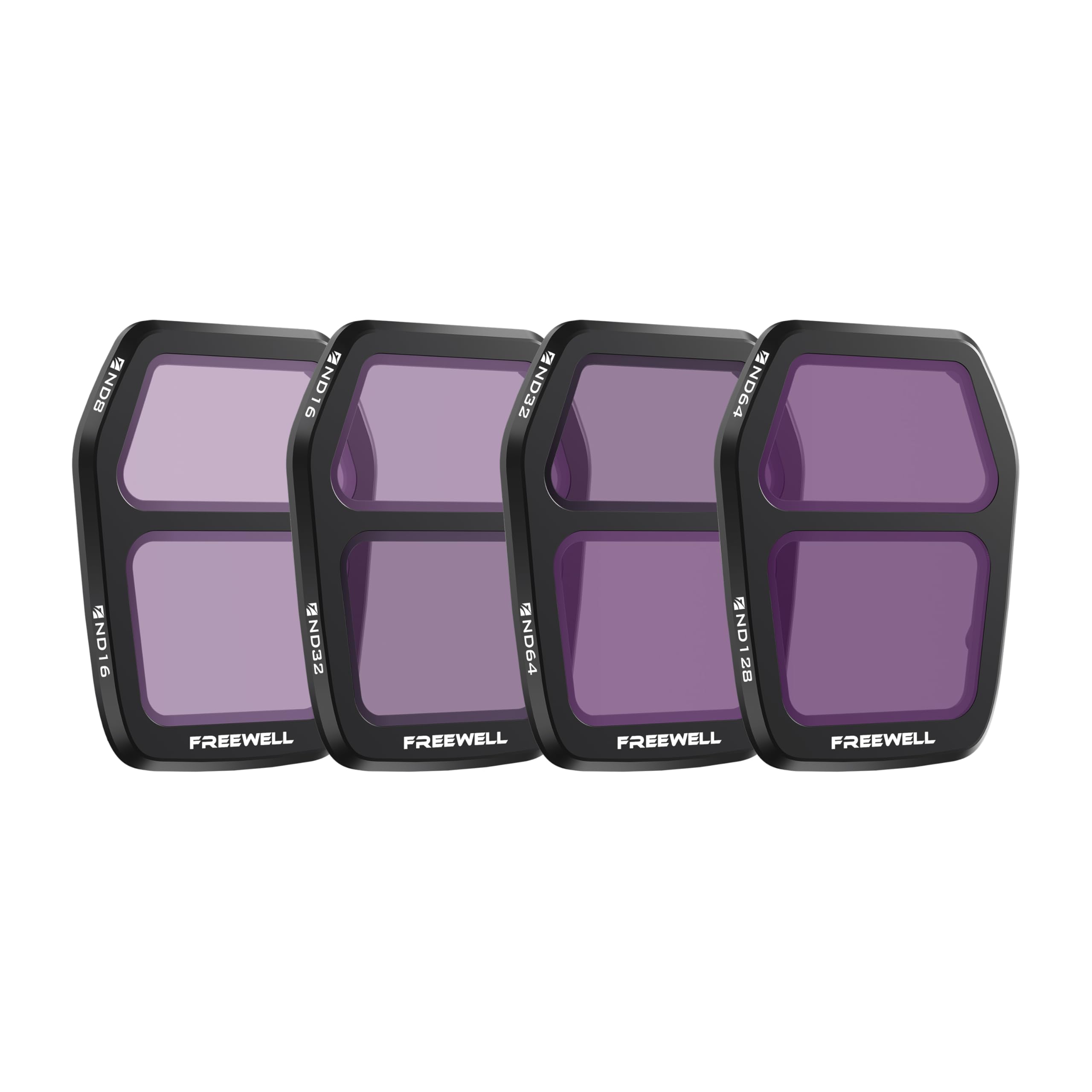 Freewell Air 3S Split ND Filter 4-Pack - ND8/ND16, ND16/ND32, ND32/ND64, ND64/ND128 for Balanced Exposure for Dual-Lens Control in Changing Light