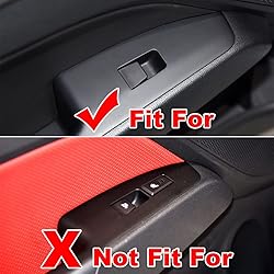 ruihe 4pc Carbon Fiber Color Automobile Door Window