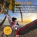 2 Person Hammock by Unlimited Camp: 3 Seam Nylon Portable Lightweight Bedding for Camping, Hiking, Beach, or Yard plus Free Pillows, Ropes, and Straps