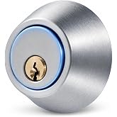 Forliggio All-new Deadbolt Door Lock Set, ANSI/BHMA Grade 3 Enhanced Security Entry Dead Bolt Level Door Locks for Exterior Front Doors, Satin Brushed Nickle