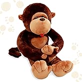 Shappy 43 Inch Giant Stuffed Monkey Extra Large Monkey Stuffed Animal Toy for Christmas Birthday Party Favors Boys Girls