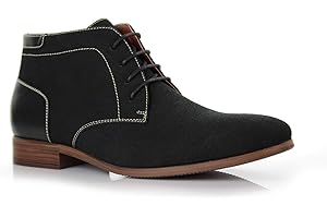 Ferro Aldo Gideon MFA806087 Men's Wing-Tip Plaid Dress Boots