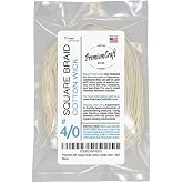 Amazon.com: PremiumCraft Square Braid Cotton Candle Wick - #3/0