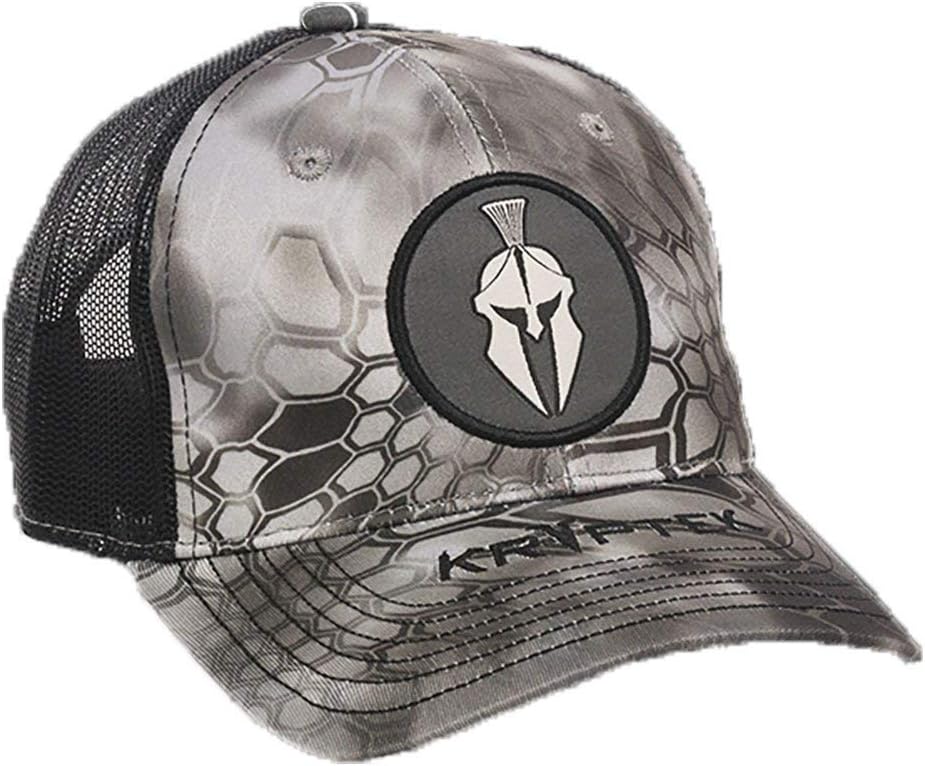 Raid/Black Mesh Backed Round Patch Hat