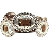 M&F Western Nocona Oval Concho Belt Brown LG