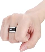 ASHATA Smart NFC Ring Multifunctional Waterproof Wearable Device for Mobile view 3